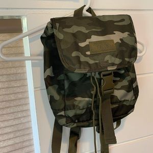 Victoria Secret Pink Camo Mini Backpack